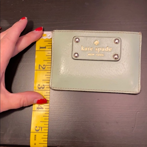 Kate Spade Card Case in light green - Picture 7 of 10